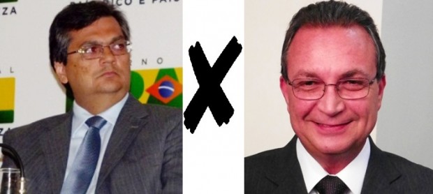 Flávio Dino e Luis Fernando: pré-candidatos que disputam o Governo do Maranhão
