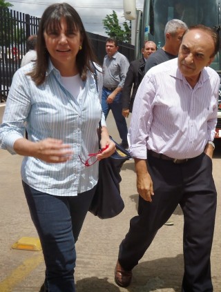 Governadora Roseana Sarney ao lado do seu ex-aliado Sebastião Madeira