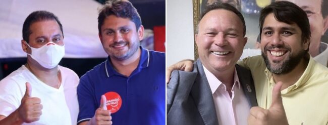 Weverton Rocha e Juscelino Filho juntos; Carlos Brandão e Pedro Lucas Fernandes