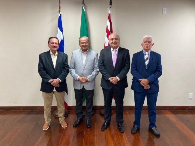 Conselheiros Edmar Cutrim, Jorge Pavão, Marcelo Tavares e Raimundo Oliveira